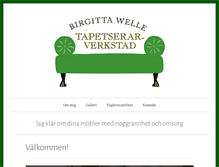 Tablet Screenshot of birgittawelle.se